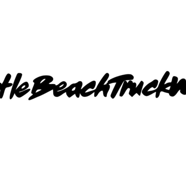 Myrtle Beach Truck Week - Truck Decal - Vinyl Decal