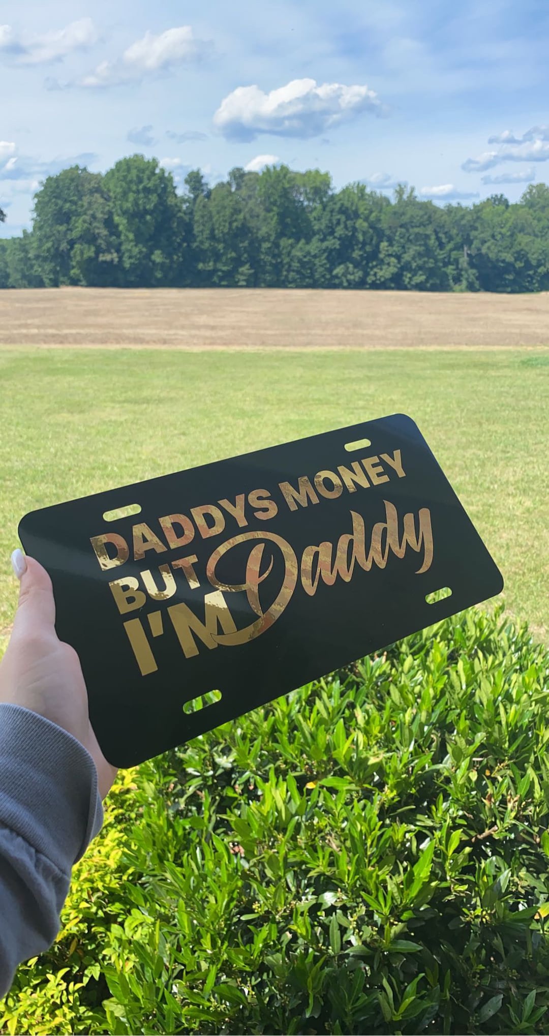 Daddys Money but Im Daddy License Plate Car Plate Etsy