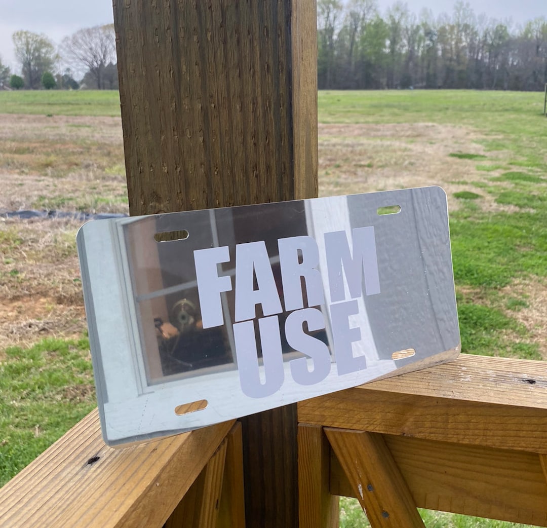 Chrome Farm Use License Plate Truck Licenses Plate Car Licencse Plate