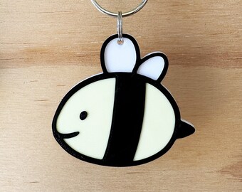 Porte-clés Little Cute Bee - Cadeau parfait pour les amoureux de la nature et les jardiniers