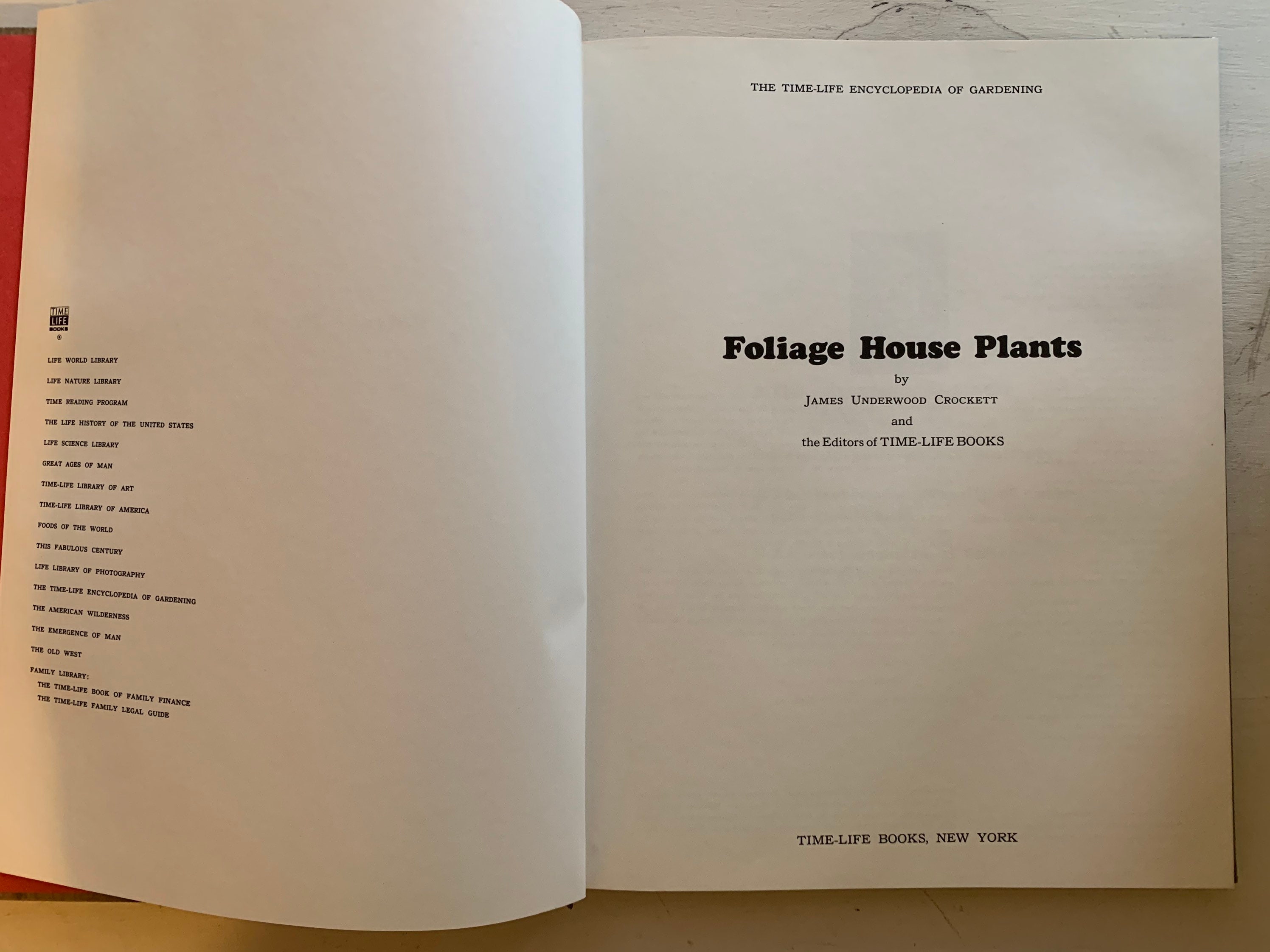 Vintage Foliage House Plants Book Etsy.de