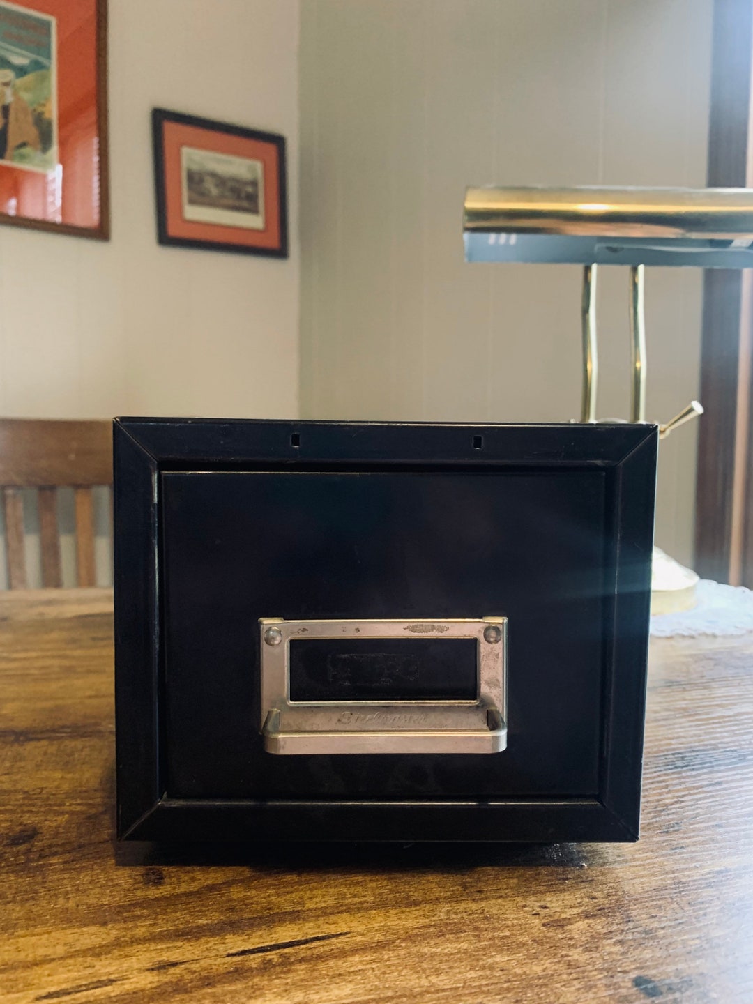 Steelmaster Vintage Metal Card Catalog Etsy