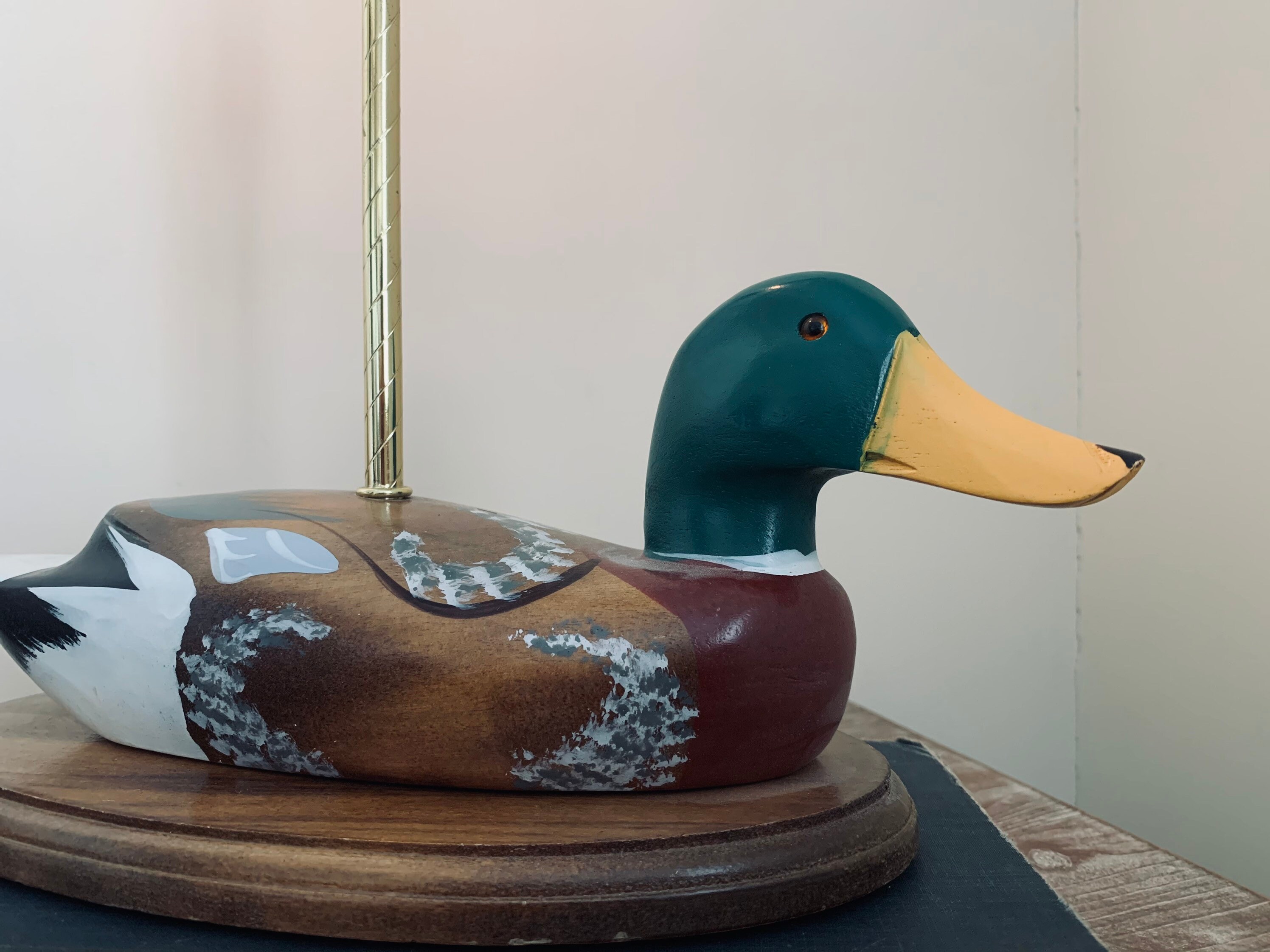 Vintage Duck Decoy Lamp Etsy