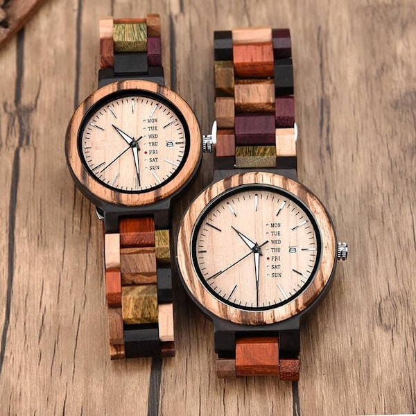 Wood Watch For Women, Wooden Watch Personalized  Gift for her womens ladies wood watch Valentine’s Day gift for her would watch woman