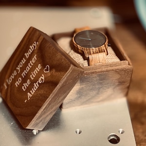 Wood Watches for Men, Engraved Wood Watch, Personalized Gift, Mens Wooden Watch, Engraved Watch, Wood Watch Men Personalised