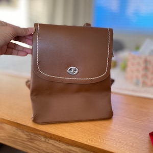 Personalisierter Rucksack, Frauen PU-Leder Rucksack, Rucksack Frauen, Kunstleder Rucksack, Arbeitstasche für Frau, Damen Rucksack