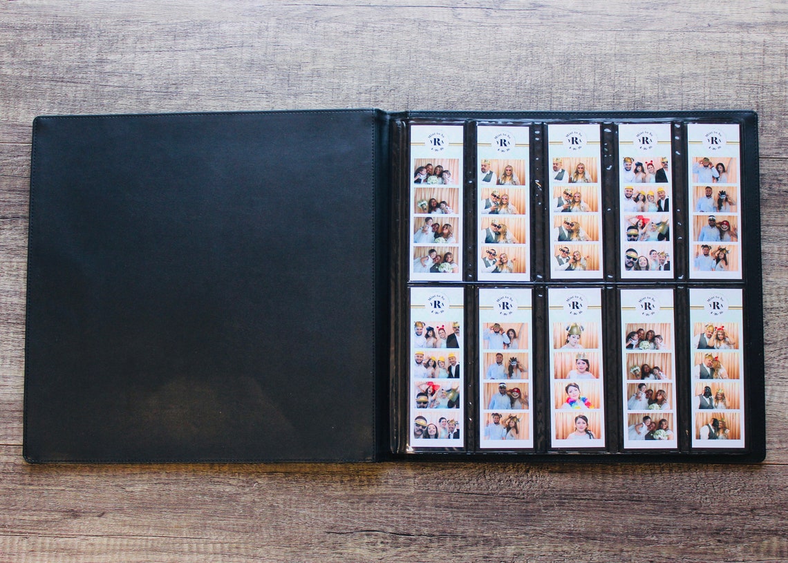 Photo Booth Album 2x6 Photo Slide in Sleeves. Etsy