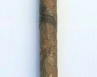 Bamboo Walking Stick - Etsy