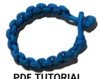 Basic Macrame Bracelet, DIY, How TO - DO it Yourself Bracelet, Step by Step Instructions,