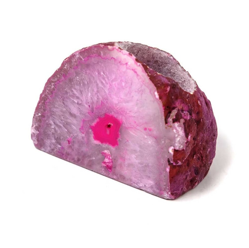 Agate Geode Candle Holder