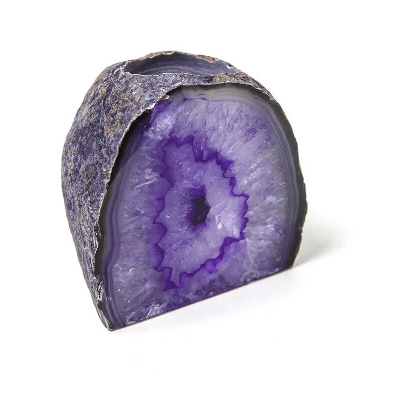 Agate Geode Candle Holder
