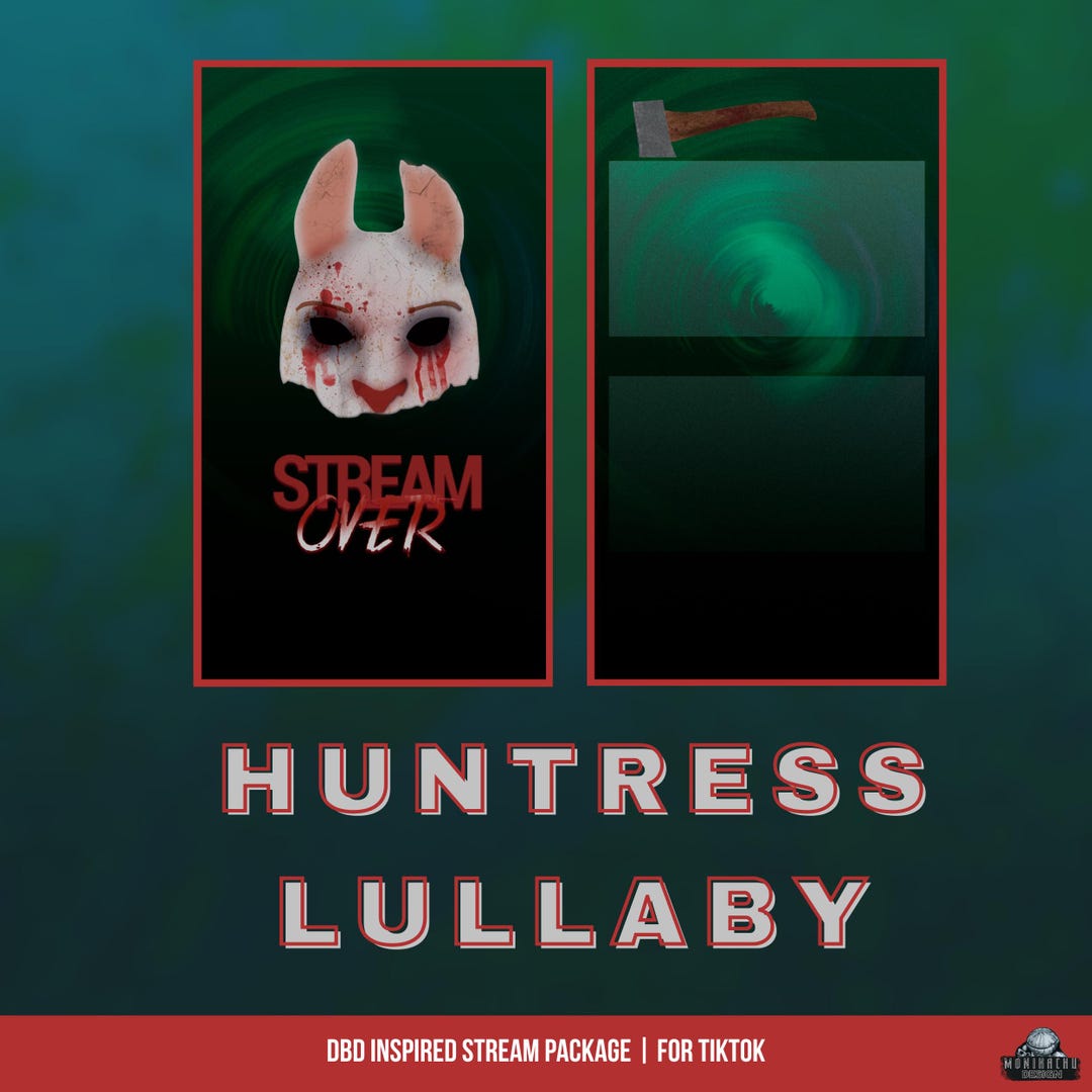 Dbd Frame Animated Streaming Package Featuring a Dark Horror Aesthetic, Dead by ...