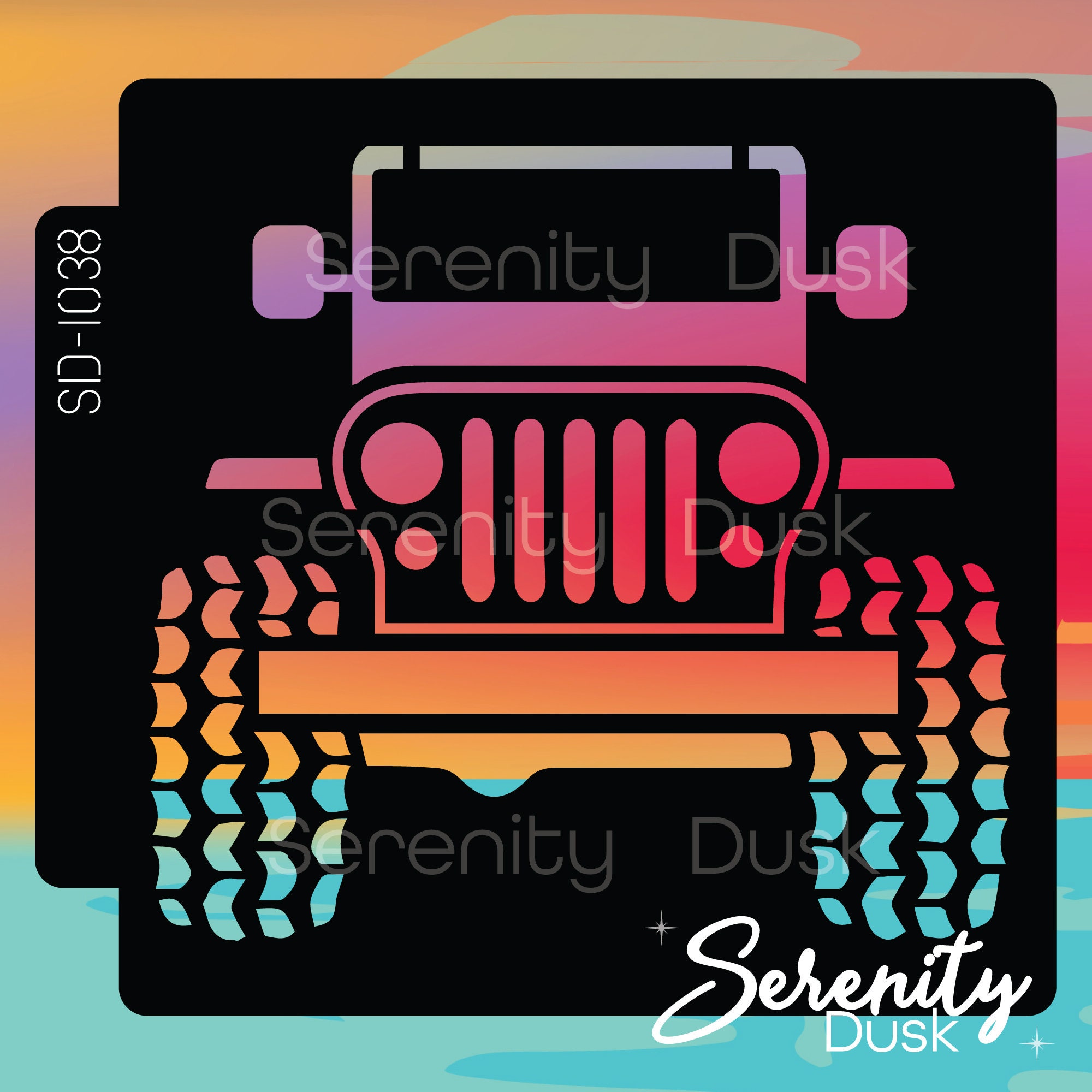 Jeep Truck Stencil Car Stencil Reusable Stencil Wall Etsy