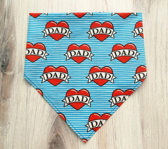 Download Pet Clothing Accessories Shoes Dog Bandana Heart Belongs To Dad Dad Tattoo Dog Mom Gift Father S Day Gift Vintage Dad Tattoo Svg Personalized Bandana Dog Accessories Pet Accessories