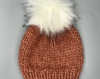 Hygge Knitted Hat. Adult Winter Hat