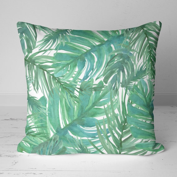 Tropical Leaves Outdoor Pillows Tropical Leaves Outdoor Pillows, Making Outdoor Throw Pillows