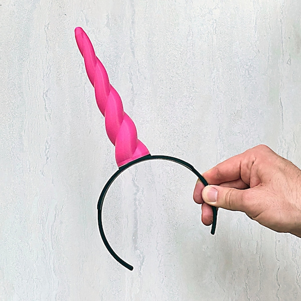 Unicorn Horns,  Unicorn Horn Headband, Unicorn Horn Cake Topper, 3D Printed Unicorn Horn