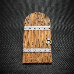 3D Printed Dungeon Door - Perfect for TTRPGs and dungeon crawls