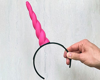 Unicorn Horns,  Unicorn Horn Headband, Unicorn Horn Cake Topper, 3D Printed Unicorn Horn