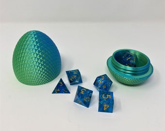Egg Container, Dragons Egg Dice Holder, Dice Holder, Dragons Egg, Dice Container, Dnd, TTRPG Dice, Dice, Dragon Egg Dice Container