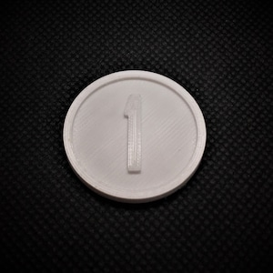 Objective Markers, Wargaming Tokens, 40mm Objective Marker, Table Top Role Playing Games, Wargaming Terrain, 3D Printed Wargaming