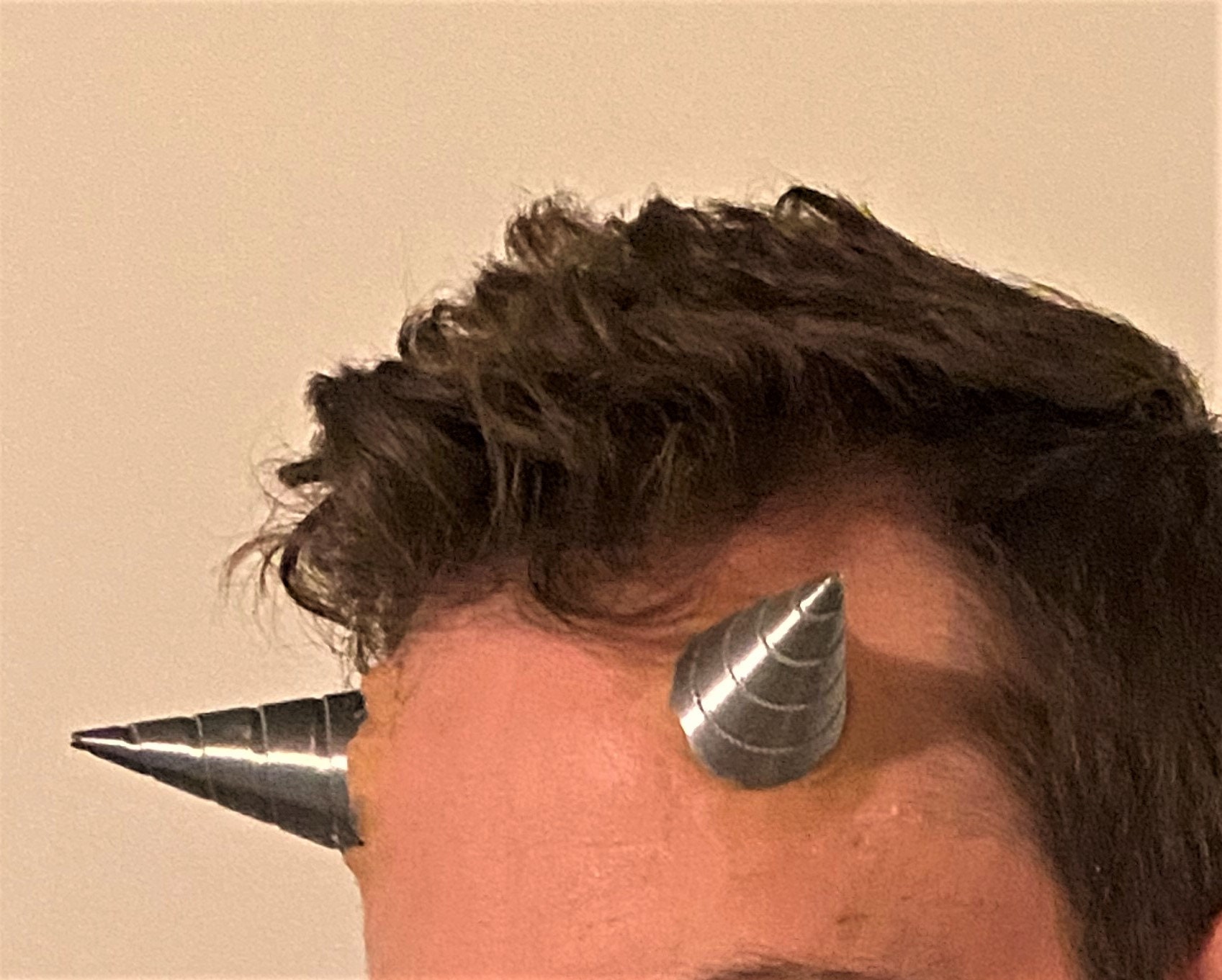 Spiral Horns 3D Printed Horns Cosplay Horns Devil Horns Etsy