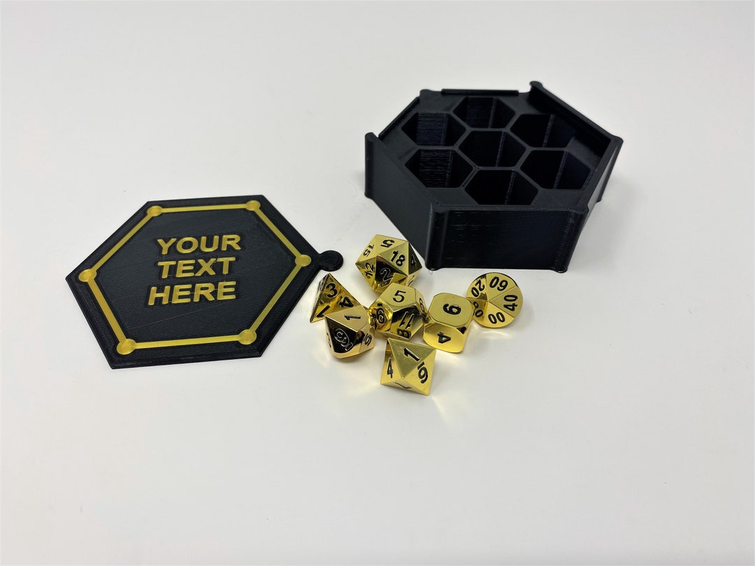 Custom Dice Box, Dice Box, Custom Dice Container, Personalized Dice Box