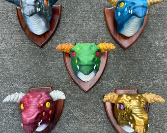 Dragon Head Mount, Dragon Head Display, Dragon Sculpture