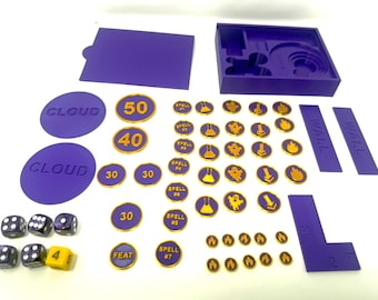 Warmachine Token Kit, Warmachine, Tokens, Token Kit, Fury Token, Focus Token, Objective Markers, Corpse Token,