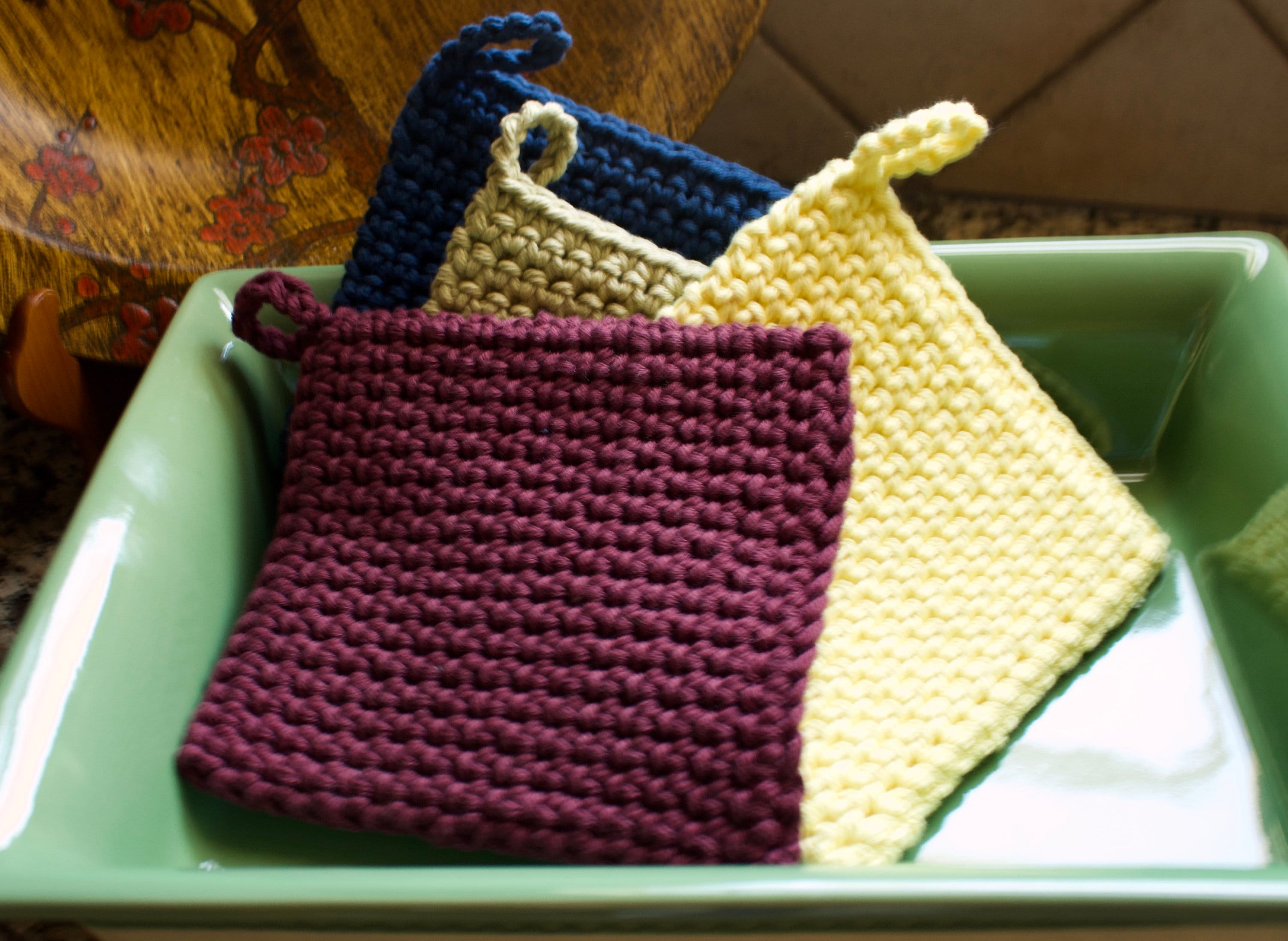 ExtraThick Hot Pad Crochet Hot Pad Trivet Crochet Trivet Etsy