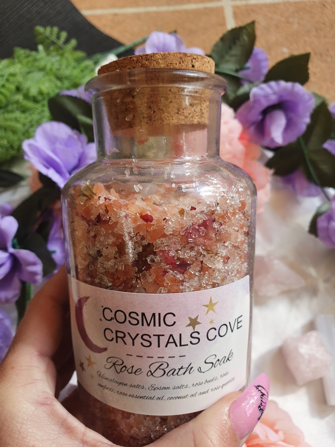 Large Rose Bath Soak Etsy