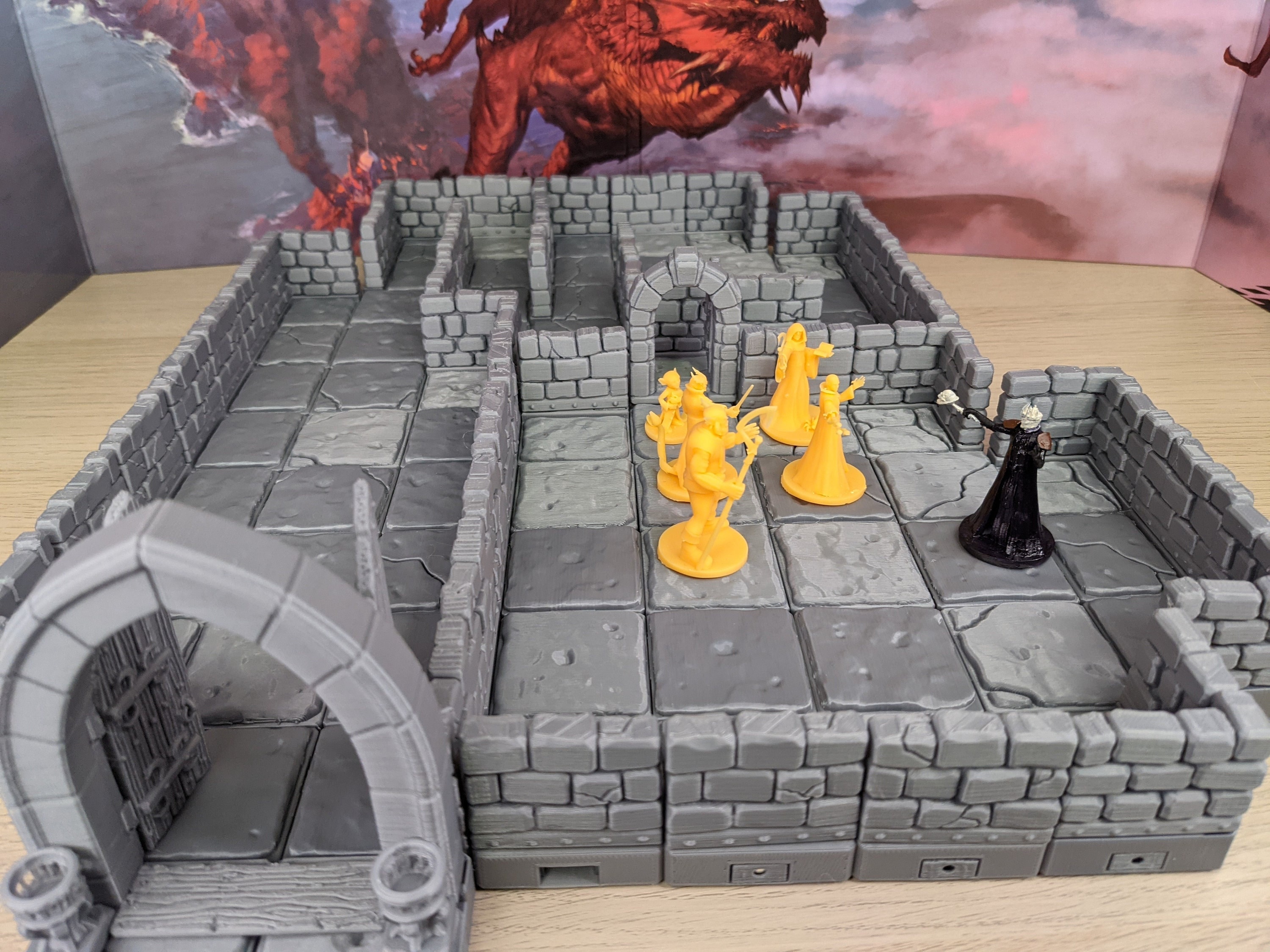 D&D Dungeon Terrain Kit Modular Tiles Etsy UK
