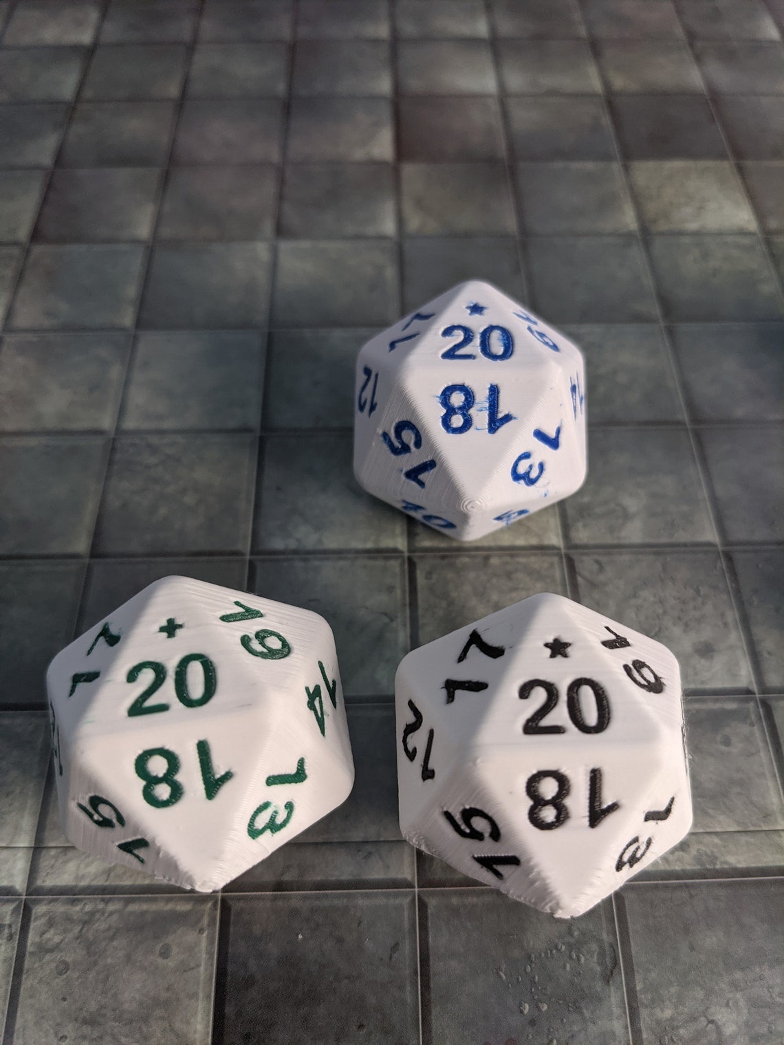 Weighted D20 Dice Large Novelty Dice for D&D Pathfinder Etsy UK
