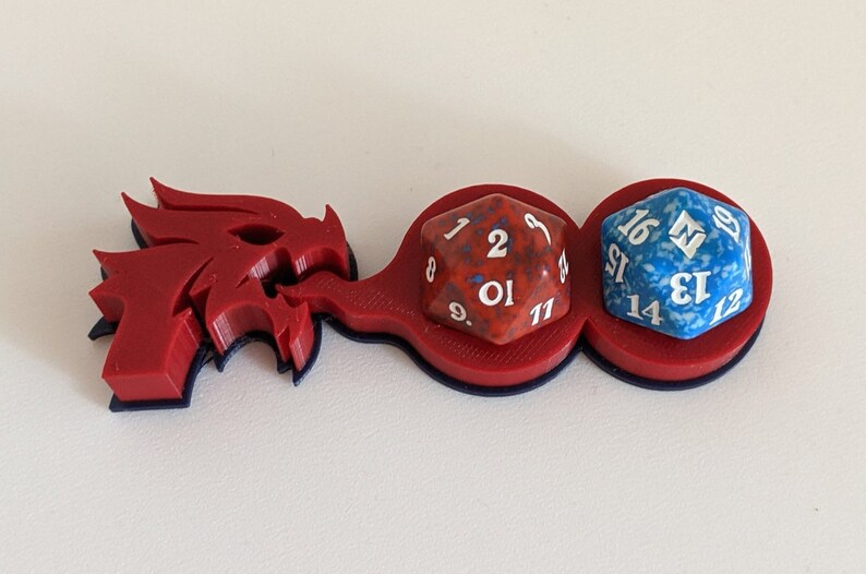 Dragon Dice Holder for D&D and Magic the Gathering Etsy