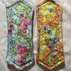 8” wingless panty liners set of two Tula pink Squirrels