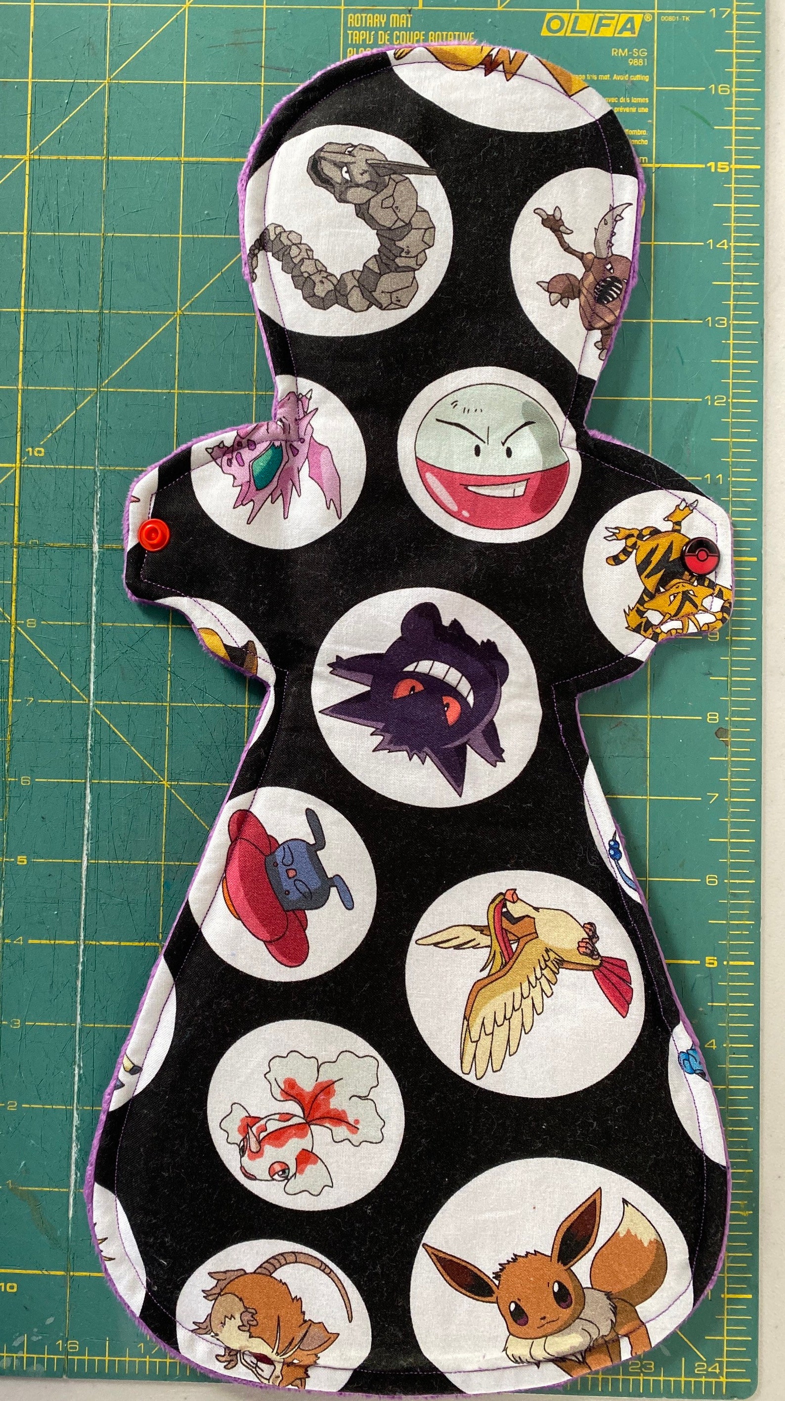 16 Pokémon cloth mensural pad Etsy