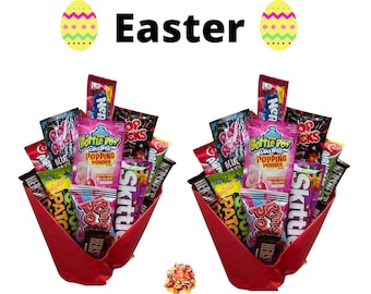 2 Bulk Mini Hersey's and Mini Airhead Candy Chocolate Bouquet - Easter