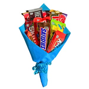 Mixed Variety Candy Bouquet Birthday Graduation Quarantine Get Well Soon Congratulations Best Wishes Thinking of You image 1