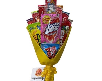 Airheads Candy Bouquet-Cumpleaños - Graduación- Cuarentena - Que te mejores pronto - Felicitaciones - Mejores deseos -Pensando en ti - Gracias - Regalo