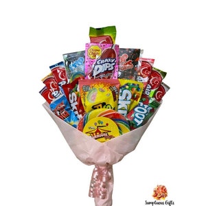 Large Candy Bouquet - Birthday - Graduation - Quarantine - Get Well Soon - Congratulations - Best Wishes -Thinking of You - Thank You - Gift