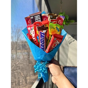 Mixed Variety Candy Bouquet Birthday Graduation Quarantine Get Well Soon Congratulations Best Wishes Thinking of You image 2