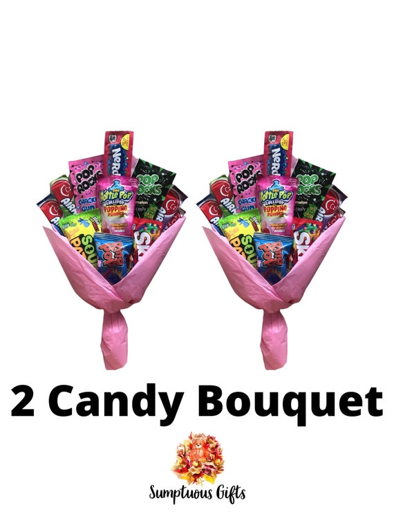Petit Bouquet De Bonbons 2 En Vrac Anniversaire Graduation Etsy France