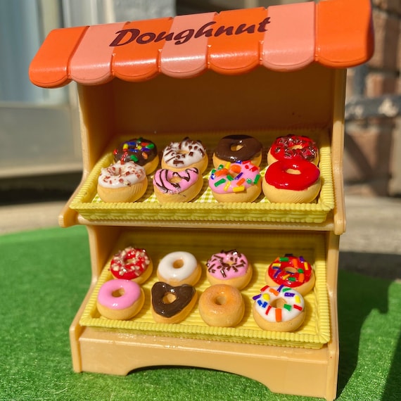 Miniature Donuts With Icing and Sprinkles for Dollhouse
