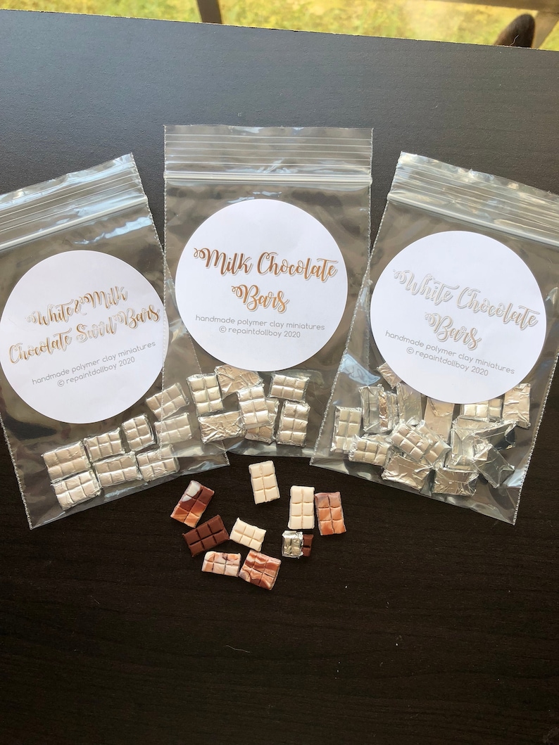Miniature Chocolate Bars Customizable Packs Etsy