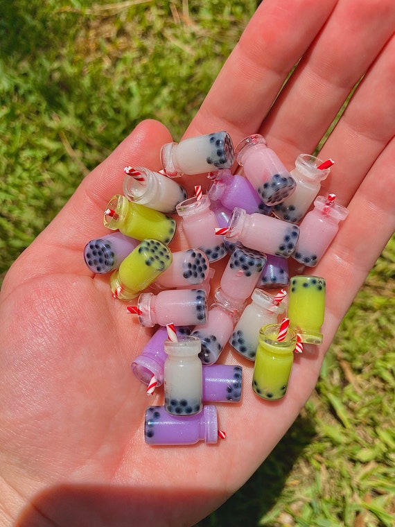 Miniature Boba Bubble Tea for Dollhouse 3/4in Barbie Calico Etsy