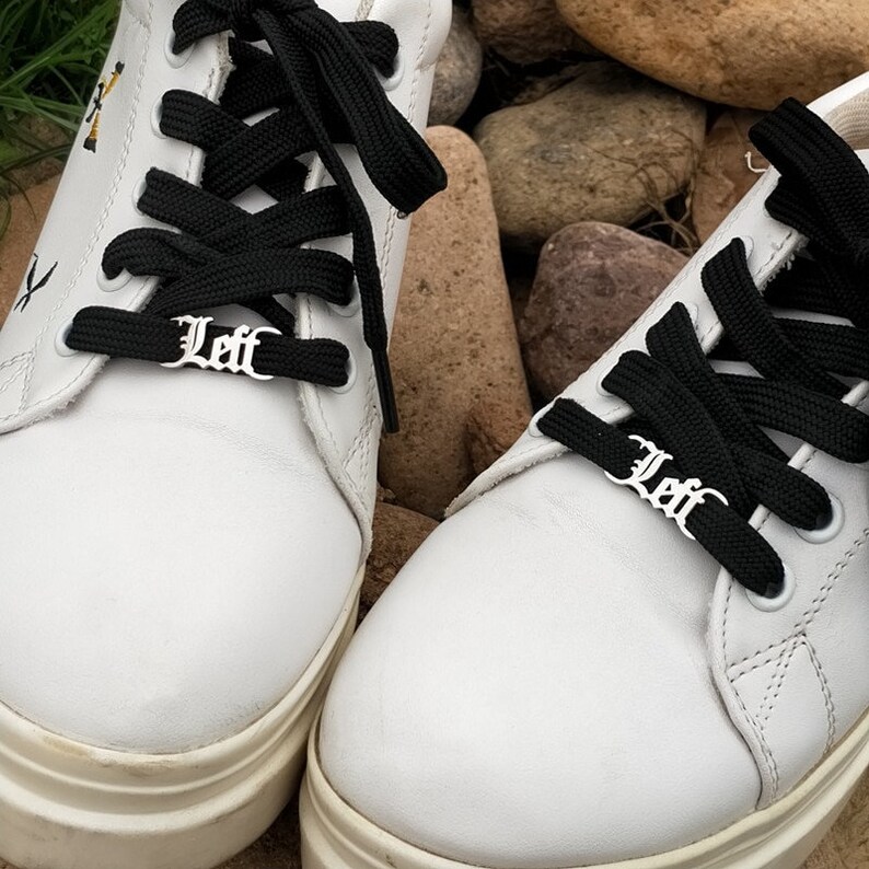 Custom Name Shoe Bucklepersonalized Shoelace Charm1 Pair Etsy