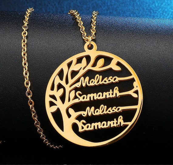 Personalized Name Necklace-Name Necklace-Family Name Necklace-Custom Name Necklace-Gift For Women-Birthday Gift-#NN-38