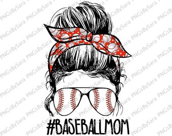 Baseball Mom Svg Etsy