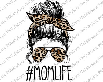 Download Leopard Mom Life Etsy