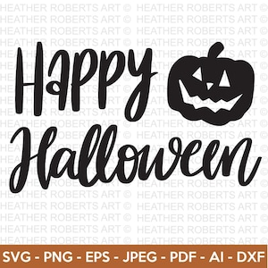 Happy Halloween SVG, Halloween SVG, Halloween Shirt svg, Halloween Quote, Scary Vibes, Halloween Vibes, Cut Files Cricut, Silhouette